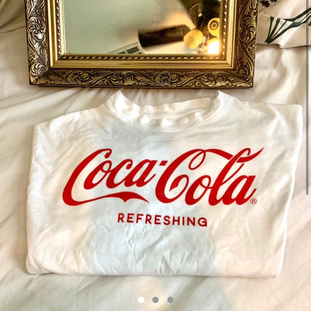 Coca-Cola Company White Long-Sleeve